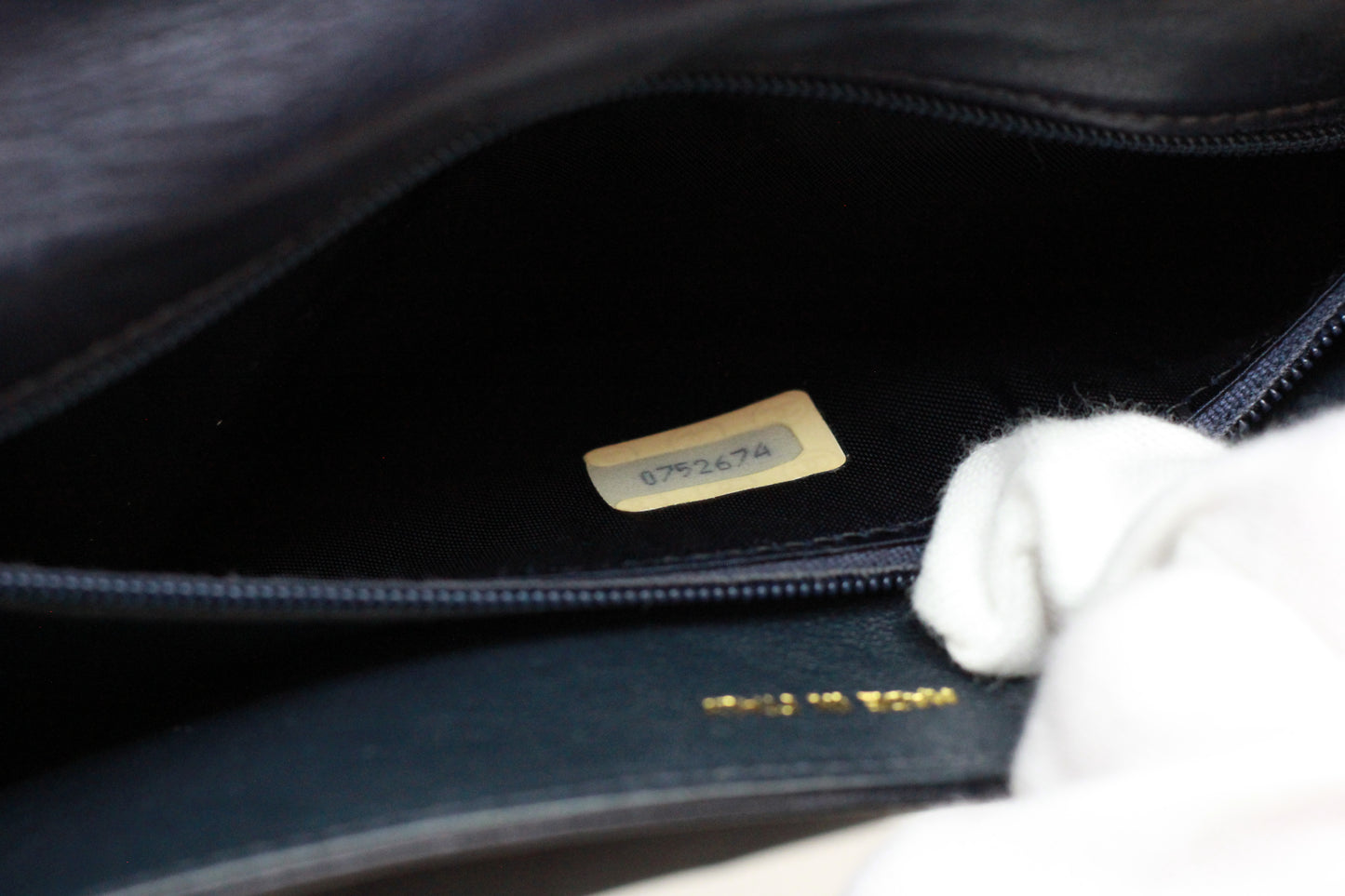 Chanel Navy Lambskin Flap Bag | 1986–1988