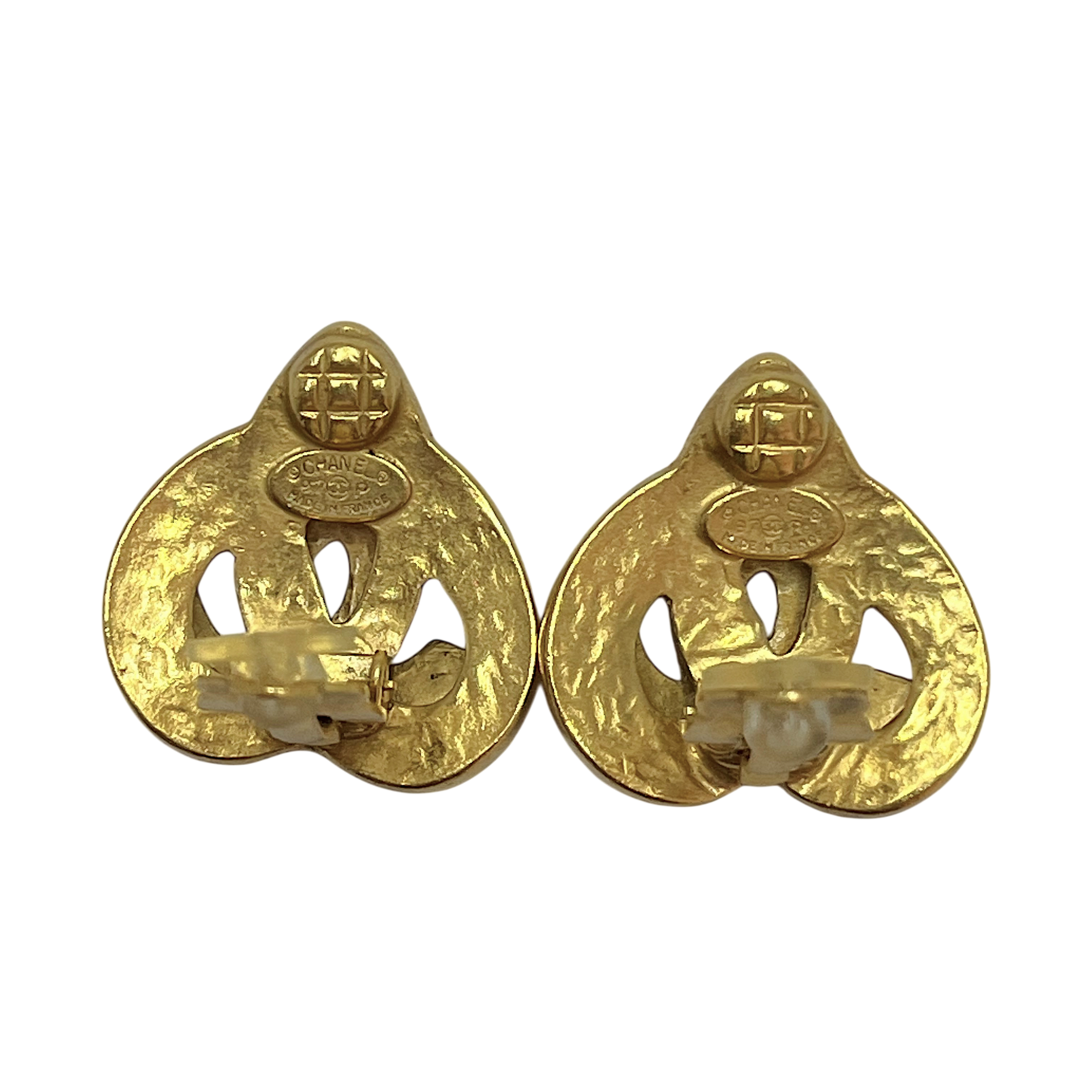 Chanel Heart Earrings | Gold 97P