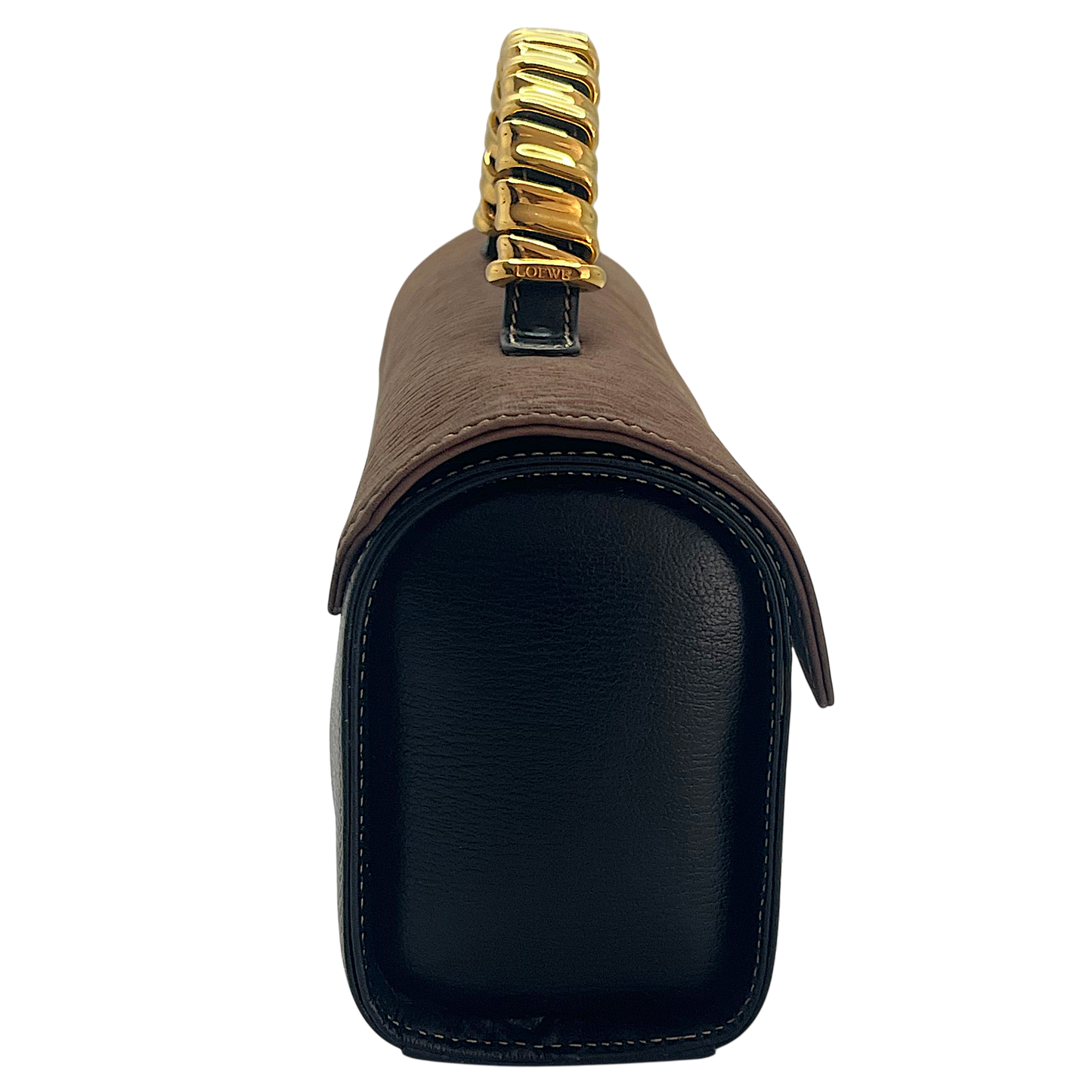 Loewe Velazquez Top Handle Handbag | Black & Brown