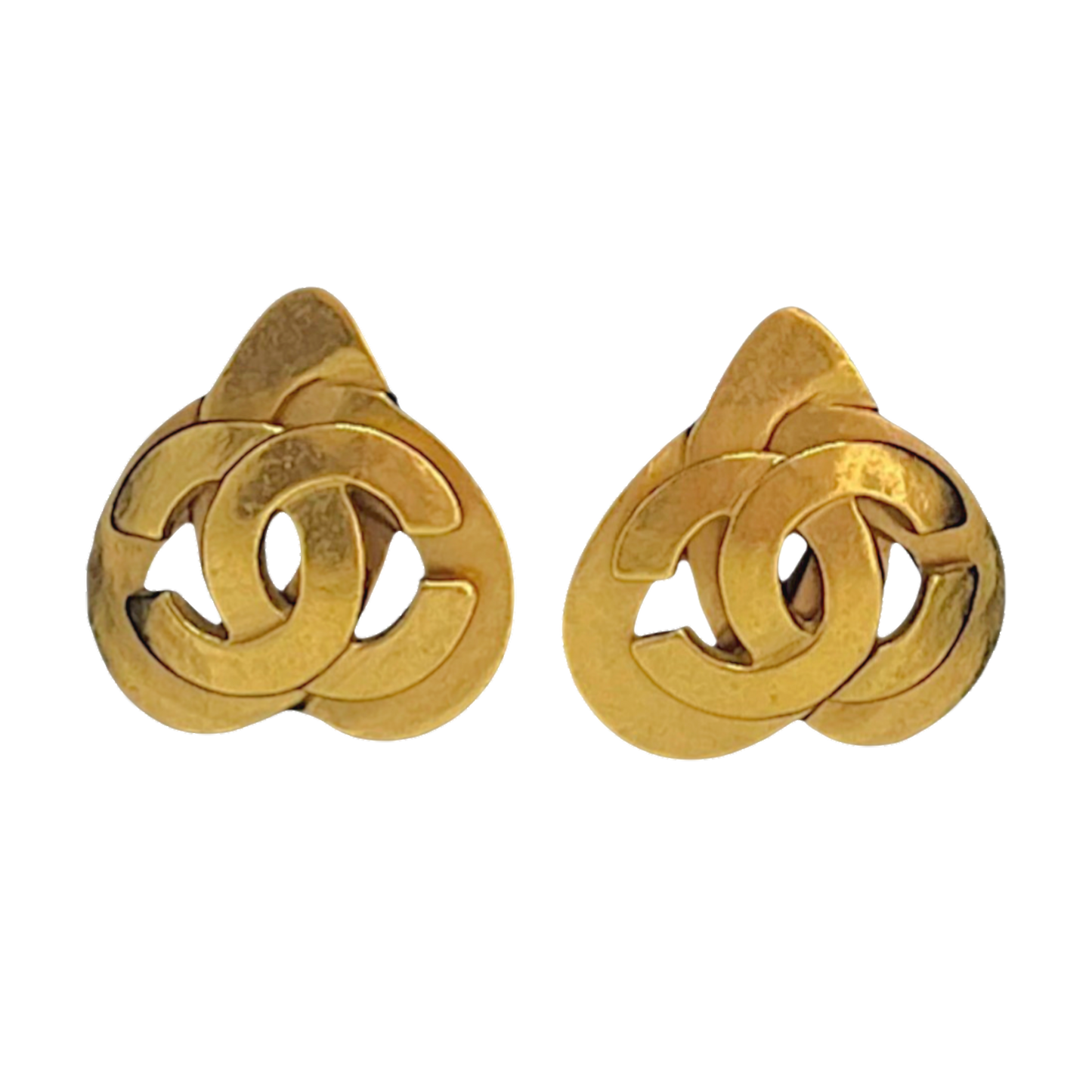 Chanel Heart Earrings | Gold 97P